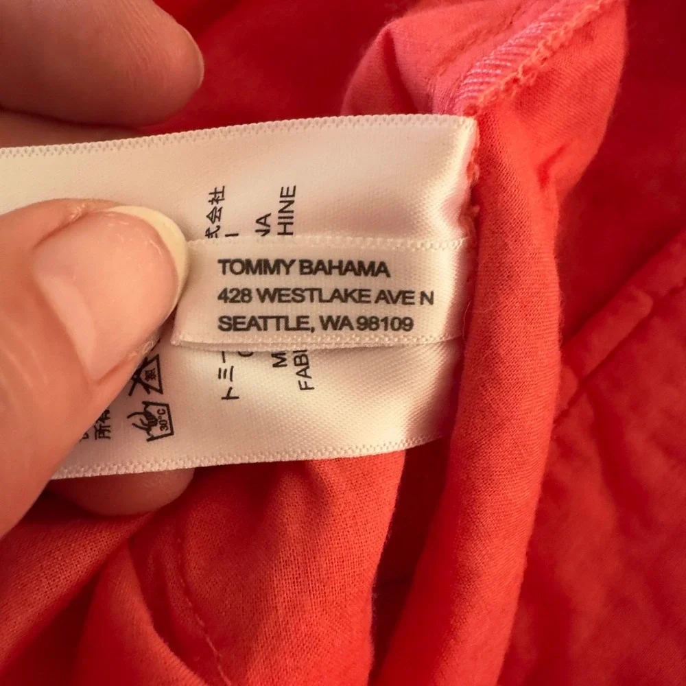 Tommy Bahama‎ Eugenia Eyelet Short-Coral-Women's Size 16-NWT-Fully Lined Cotton